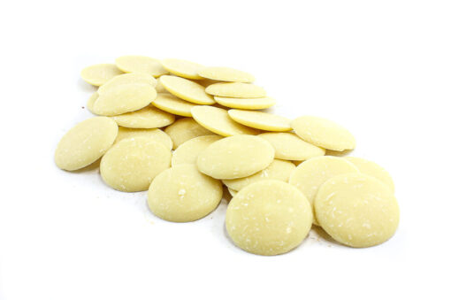 Organic White Chocolate Couverture Drops - Image 2