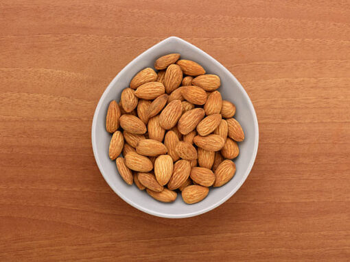 Organic Almonds Roasted and Salted