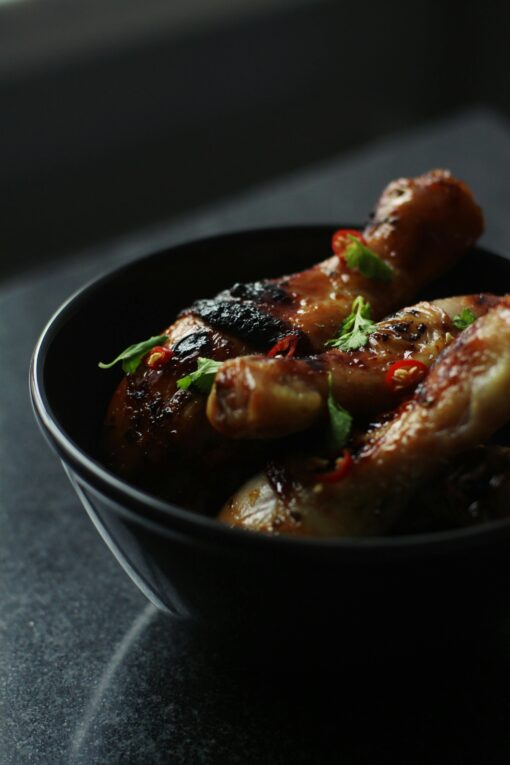 Chicken Legs With Pepper Sauce