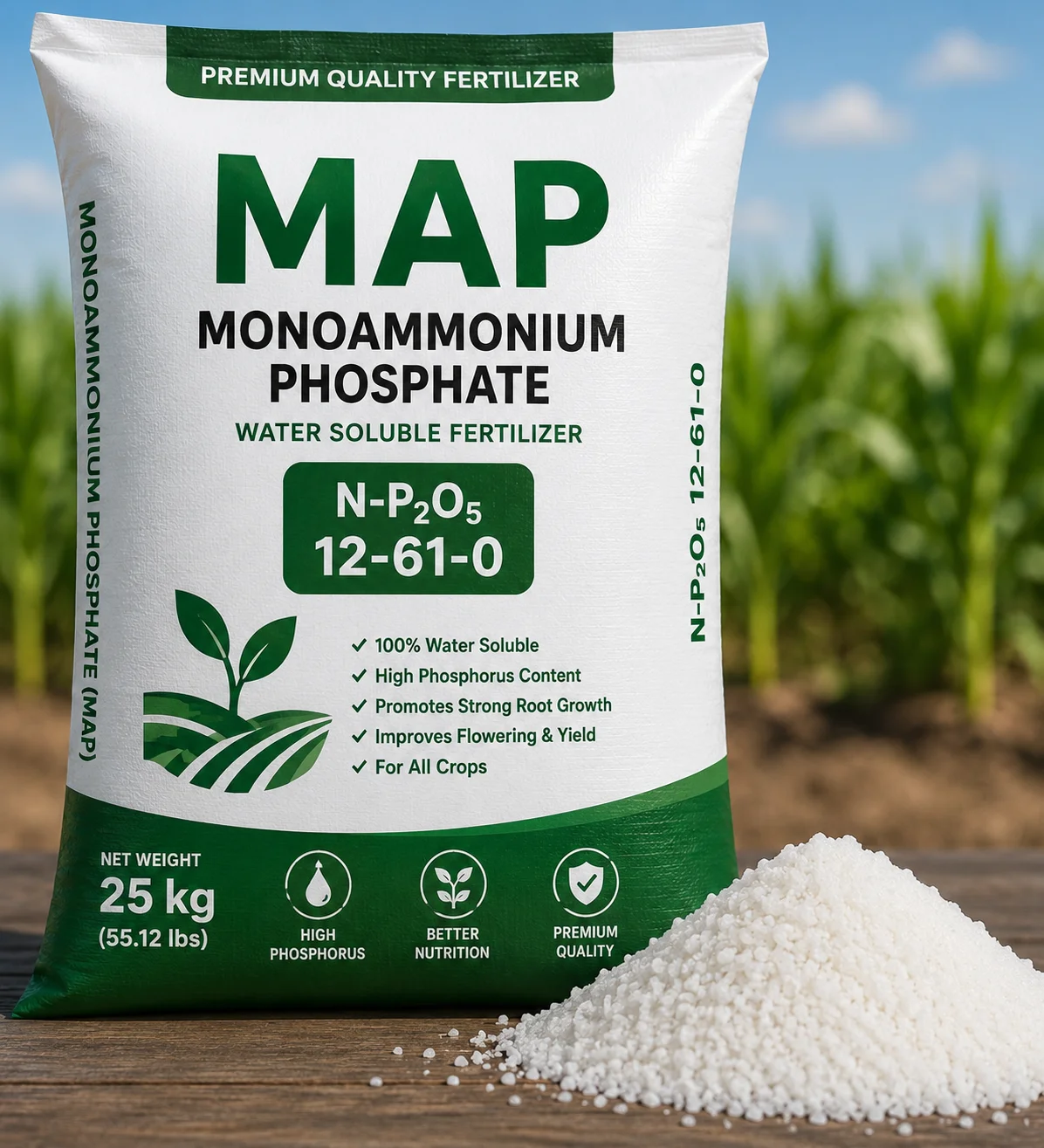 Monoammonium Phosphate (MAP) Fertilizer