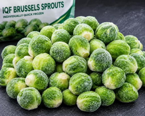 IQF Brussels sprouts for wholesale supply by TG-Trading B.V.