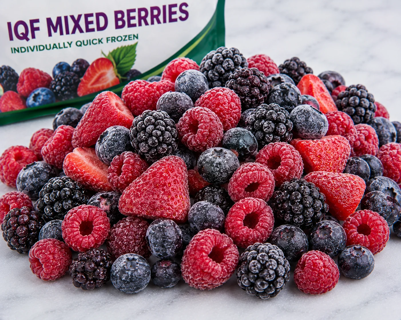 IQF mixed berries for wholesale supply by TG-Trading B.V.