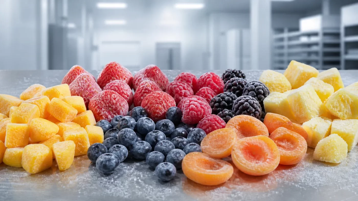 Assorted IQF fruit for international wholesale supply